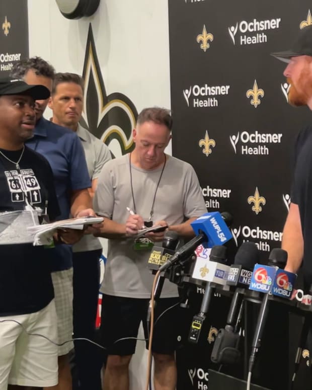 Andy Dalton Recaps Day 13 at Saints Training Camp